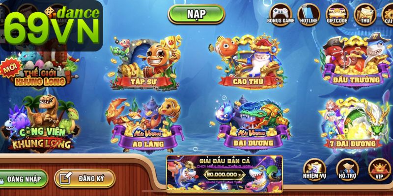 Lối chơi cơ bản của game vua bắn cá